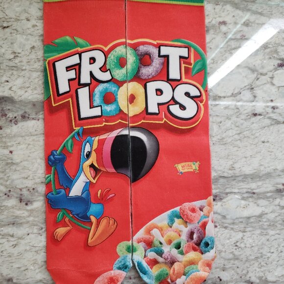 Froot Loops Novelty Socks - Picture 3 of 3